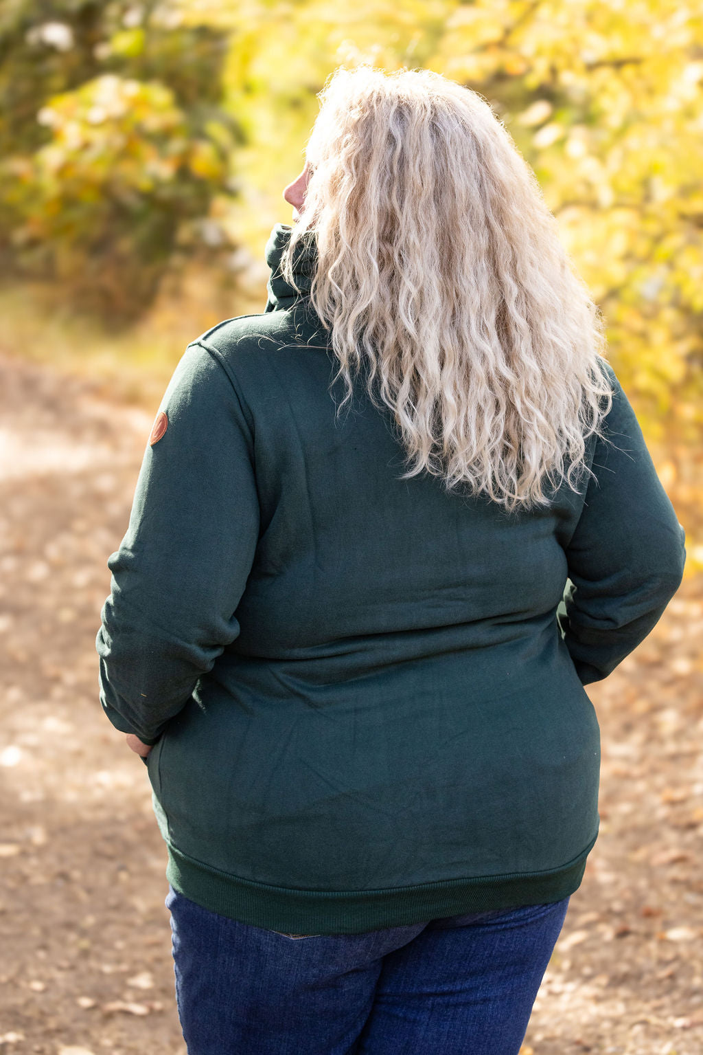 Michelle Mae Quinn ZipUp Cowl - Evergreen