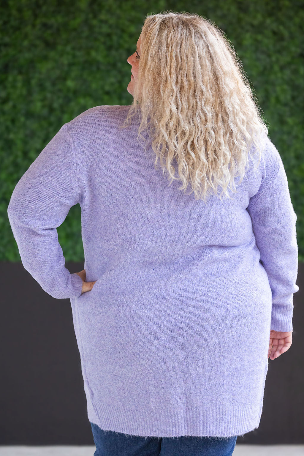 Michelle Mae Madison Cozy Cardigan - Lavender