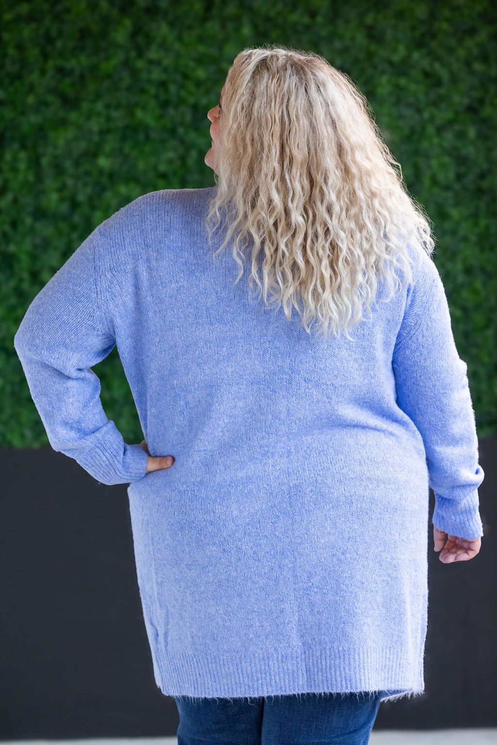 Michelle Mae Madison Cozy Cardigan - Blue