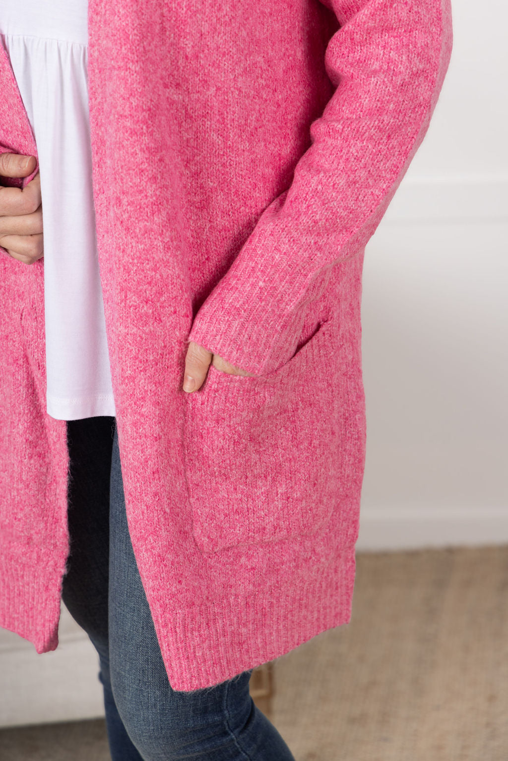 Michelle Mae Madison Cozy Cardigan - Pink