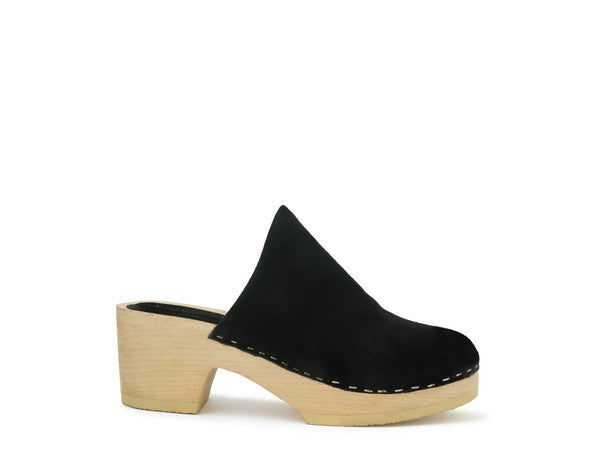 RAG & CO DARCIE TAUPE SUEDE CLOGS - G Marie's Boutique 