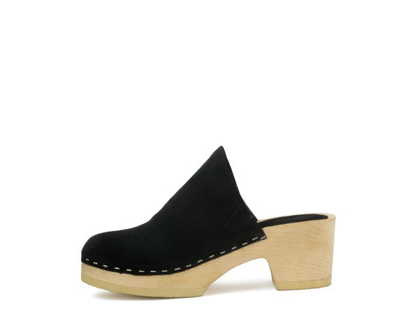 RAG & CO DARCIE TAUPE SUEDE CLOGS - G Marie's Boutique 