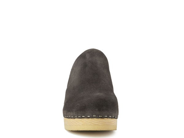 RAG & CO DARCIE TAUPE SUEDE CLOGS - G Marie's Boutique 