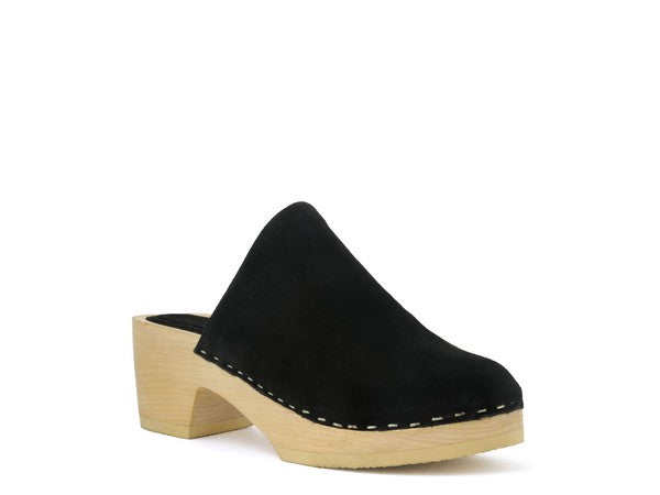 RAG & CO DARCIE TAUPE SUEDE CLOGS - G Marie's Boutique 