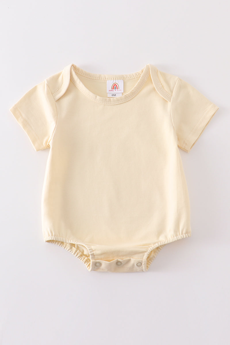 Abby & Evie Beige blank basic Adult Kids t-shirt and baby bubble