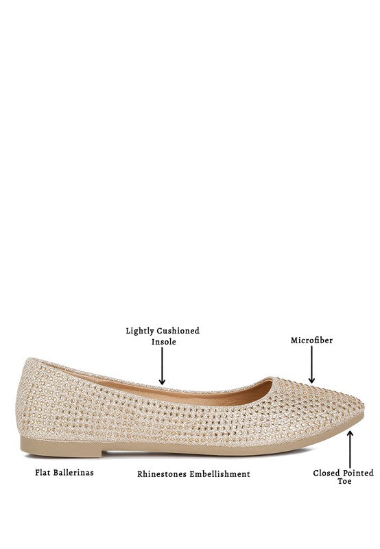 Denki Studded Ballerina Flats - G Marie's Boutique 