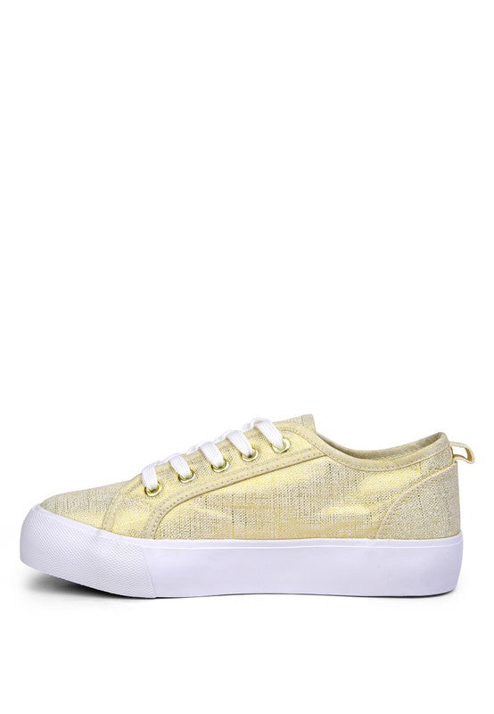 Glam Doll Knitted Sliver Platform Sneakers - G Marie's Boutique 