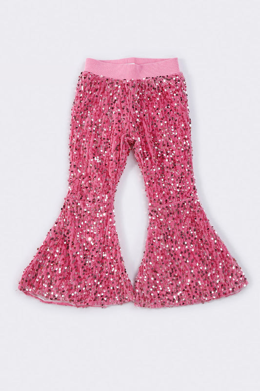 Sassy Soul Pink sequin bell pants