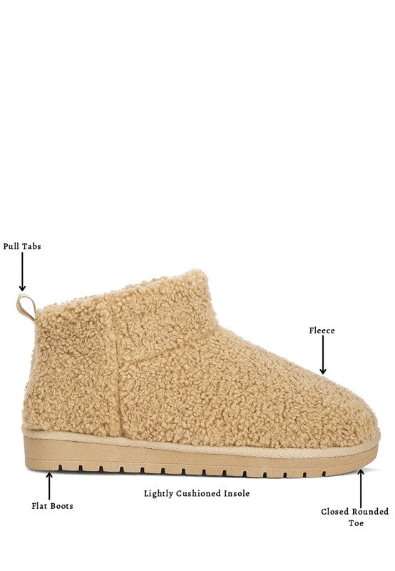 Anatole Fleece Exterior Fluffy Boots - G Marie's Boutique 