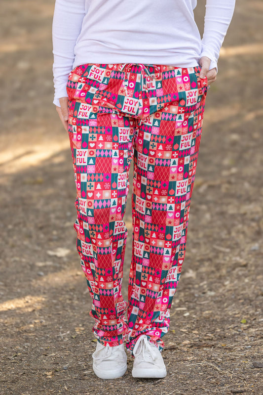 Michelle Mae Joyful Holiday Lounge Pants