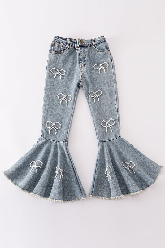 Abby & Evie Blue pearl denim jeans