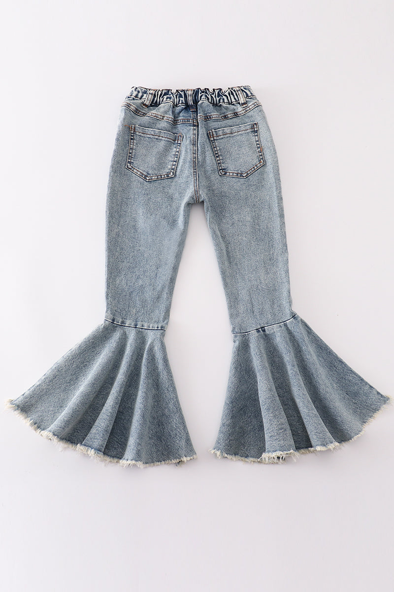 Abby & Evie Blue pearl denim jeans