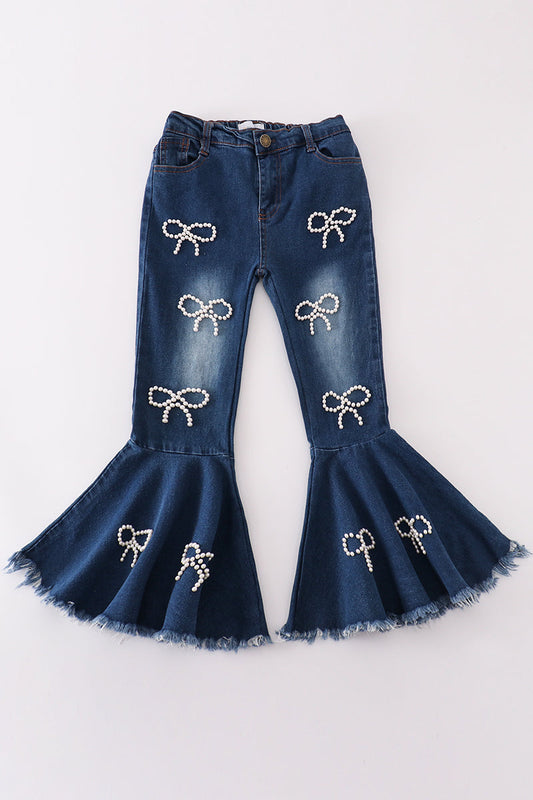 Abby & Evie Medium Blue pearl denim jeans