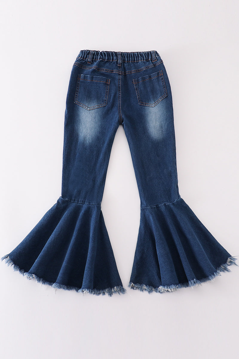 Abby & Evie Medium Blue pearl denim jeans