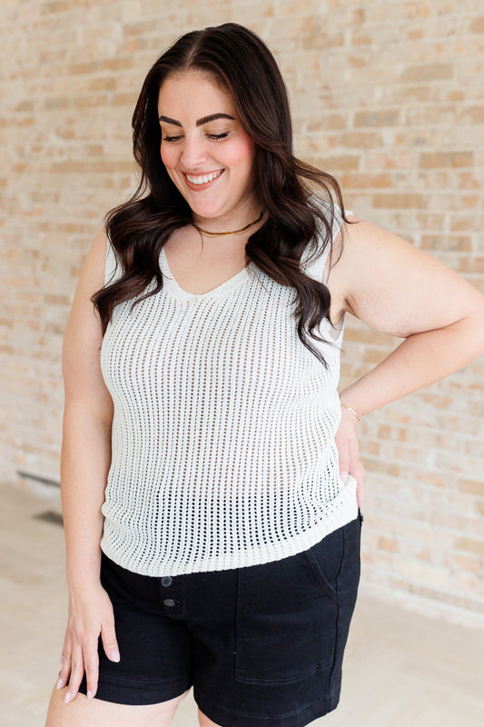 One Eleven North As It Was V-Neck Sweater Tank