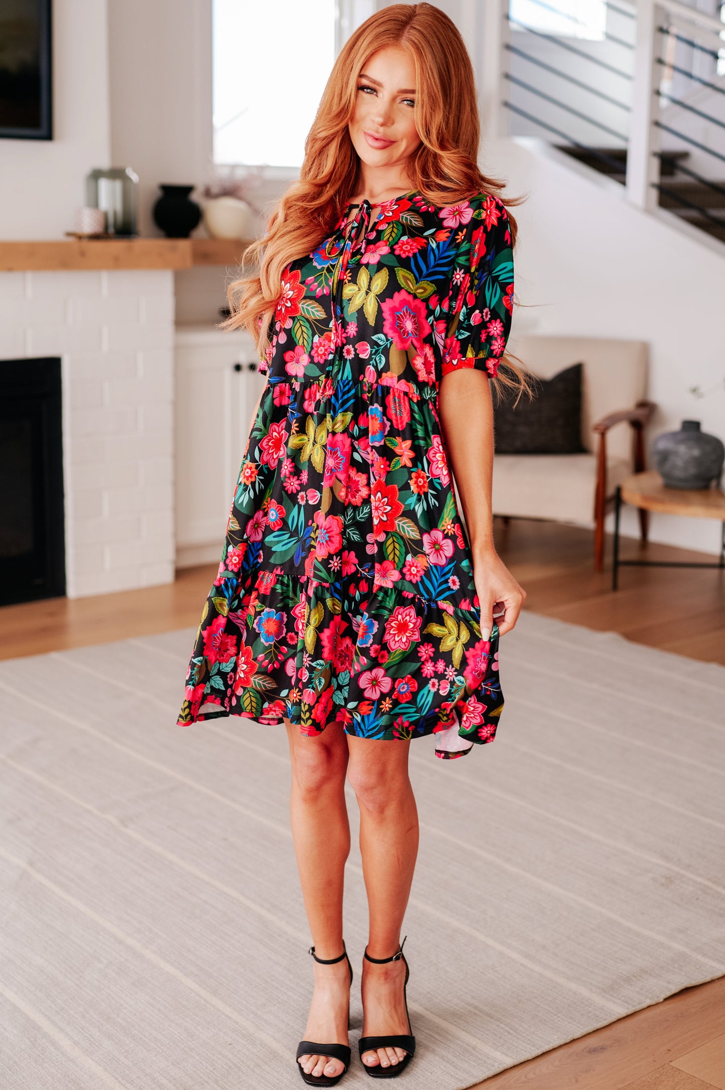 Haptics Be Someone Floral Dress