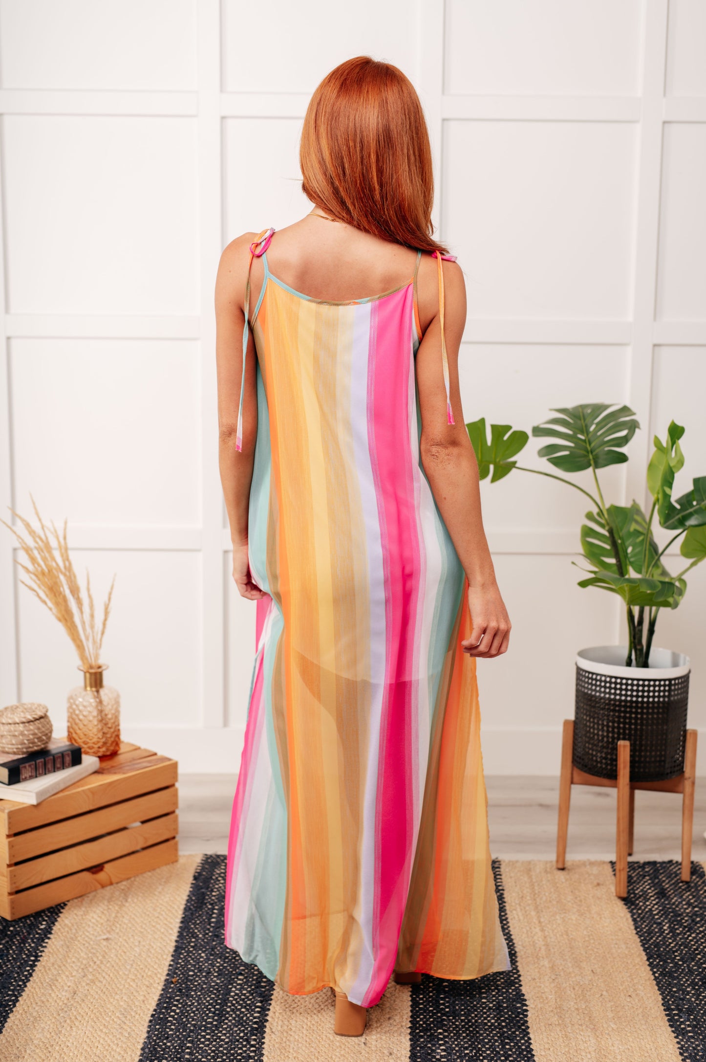 Fantastic Fawn Beyond the Horizon Shoulder Tie Summer Dress