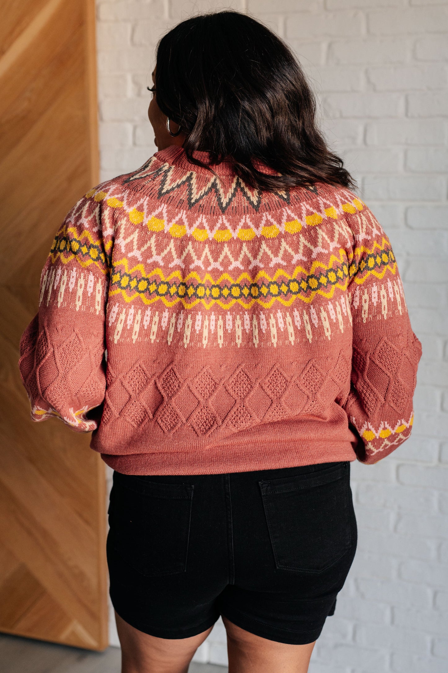 Andrée By Unit Cozy Chalet Fair Isle Sweater