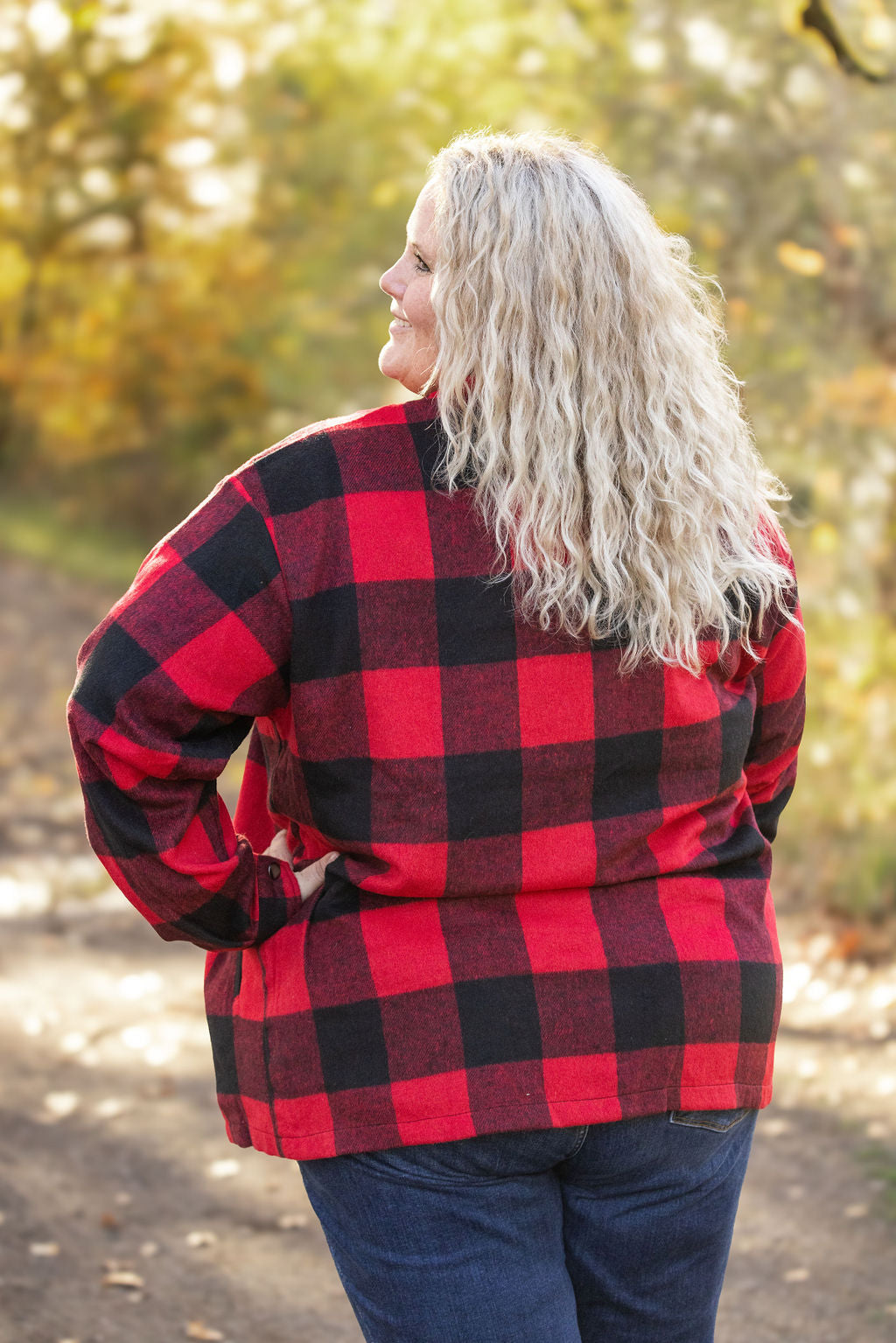 Michelle Mae Norah Plaid Shacket - Buffalo Plaid