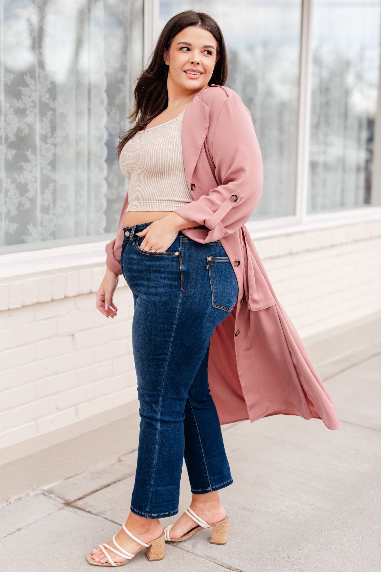 First Day Of Spring Jacket in Dusty Mauve - G Marie's Boutique 