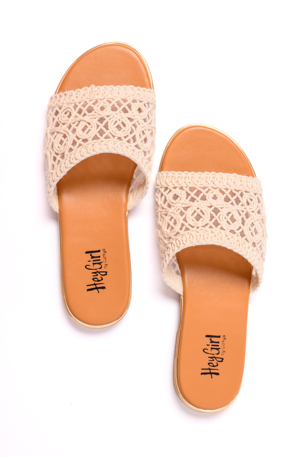 Corky's Hey Beach Sandals in Natural