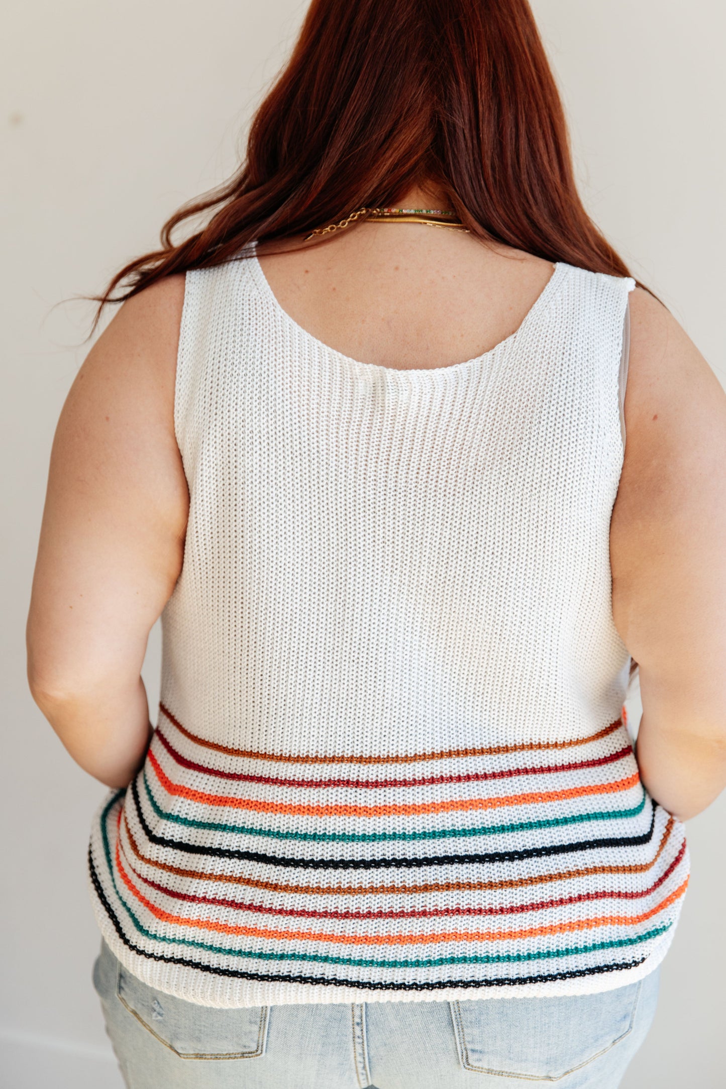 White Birch Hope It Never Stops Sweater Knit Tank