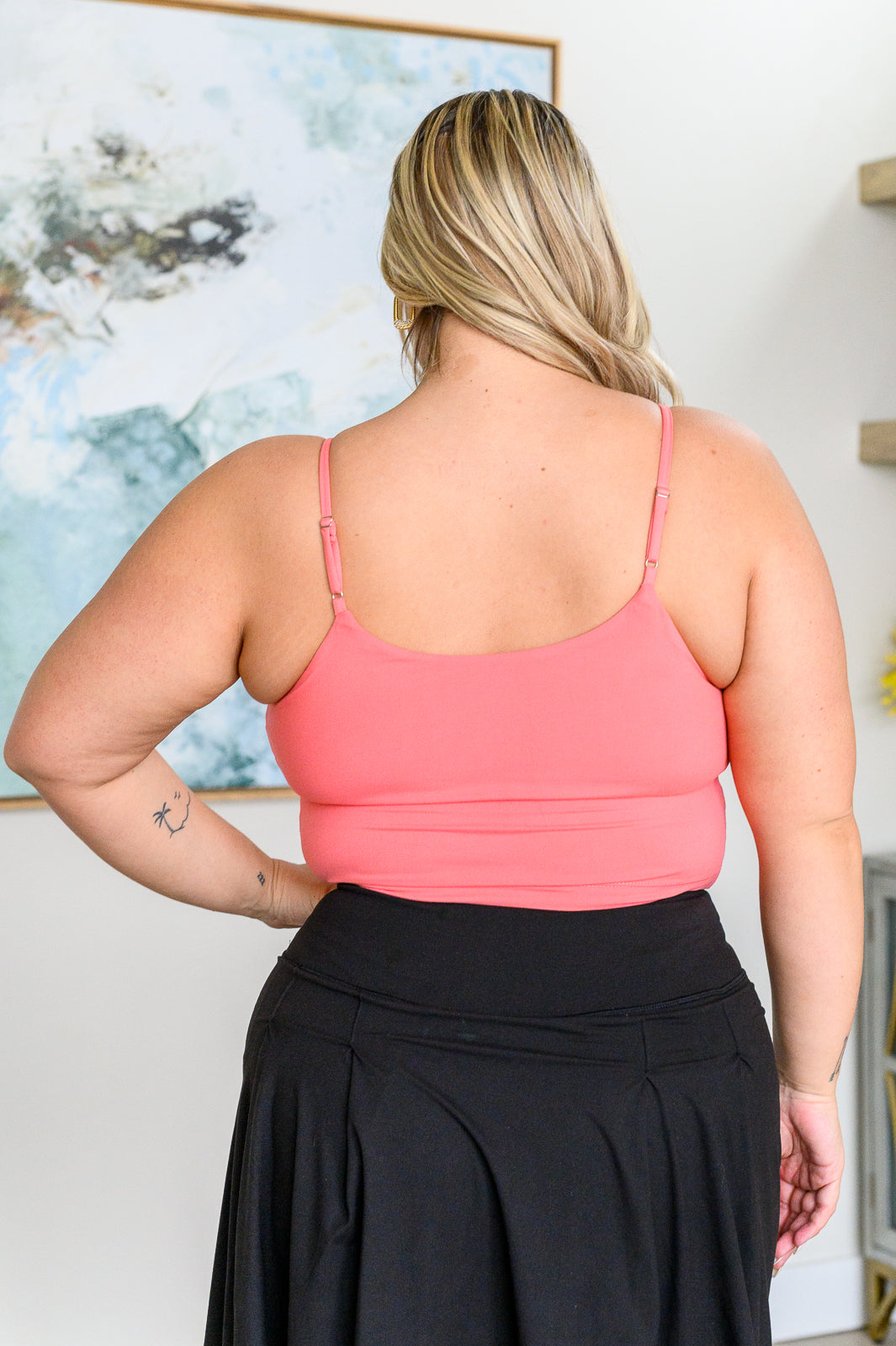 Rae Mode-Hot Yoga Tank in Coral Rose