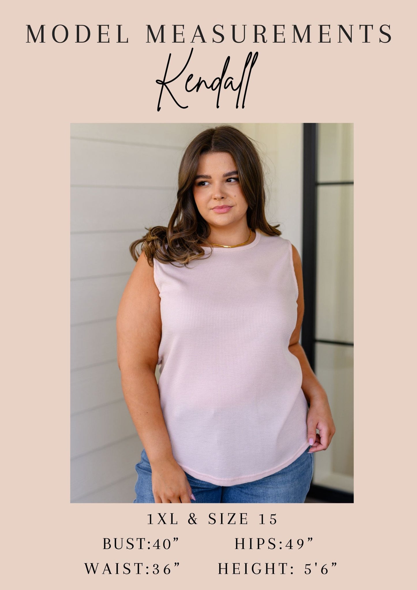 Fundamentals Ribbed Seamless Reversible Tank in Peach - G Marie's Boutique 