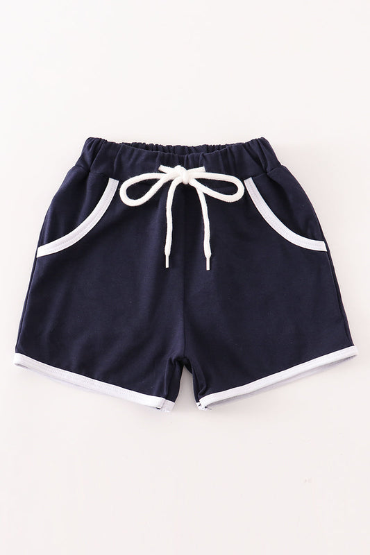 Navy boy shorts