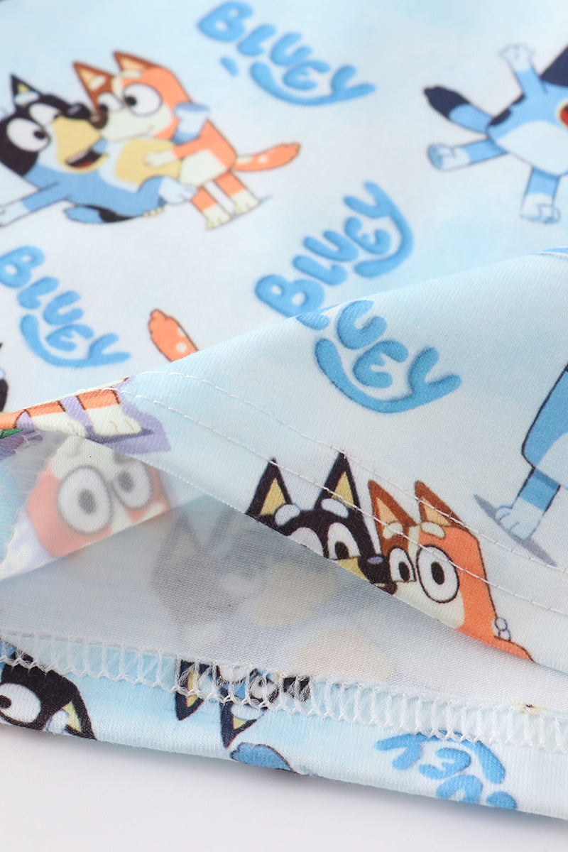 Abby & Evie Blue character boy pants set