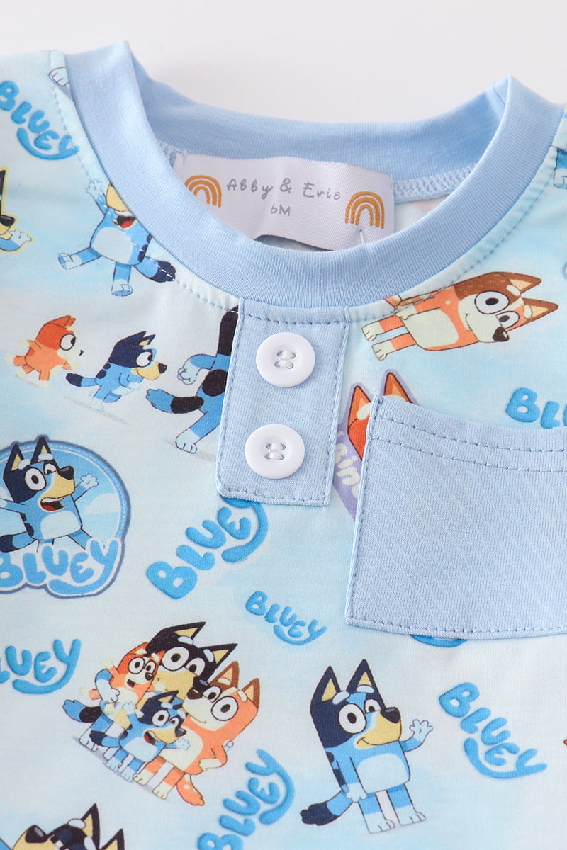 Abby & Evie Blue character baby boy set