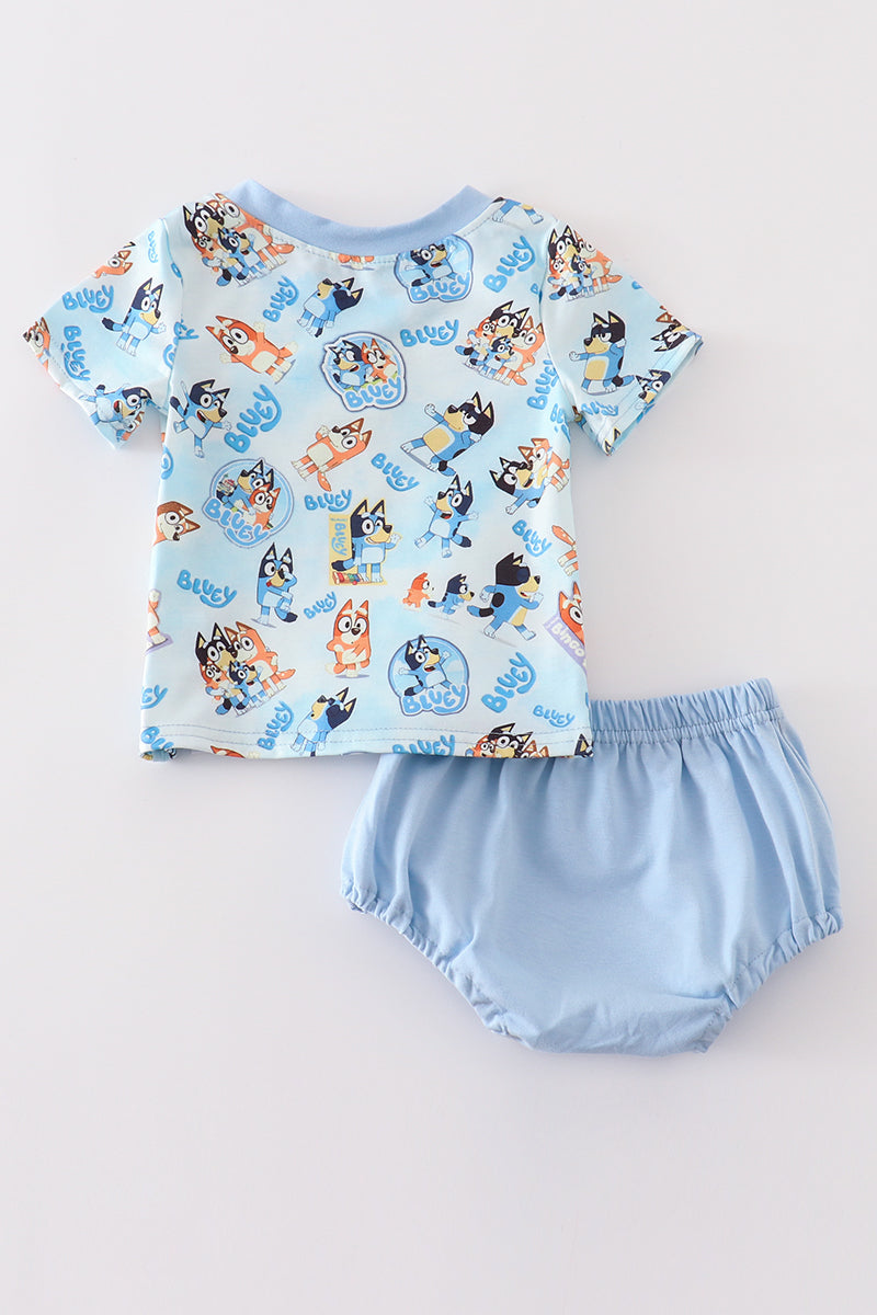 Abby & Evie Blue character baby boy set