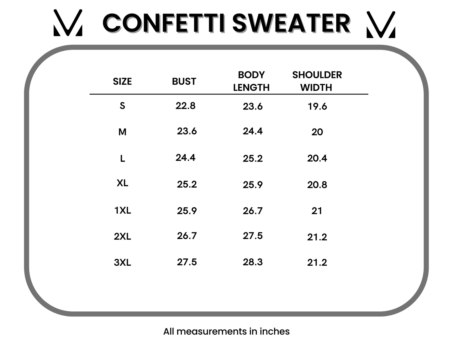 Michelle Mae Confetti Sweater - Blue