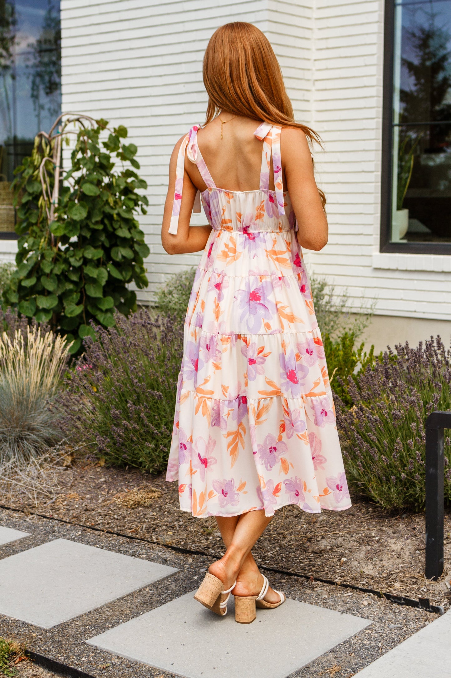 Andrée by Unit Pastel Petals Floral Midi Dress