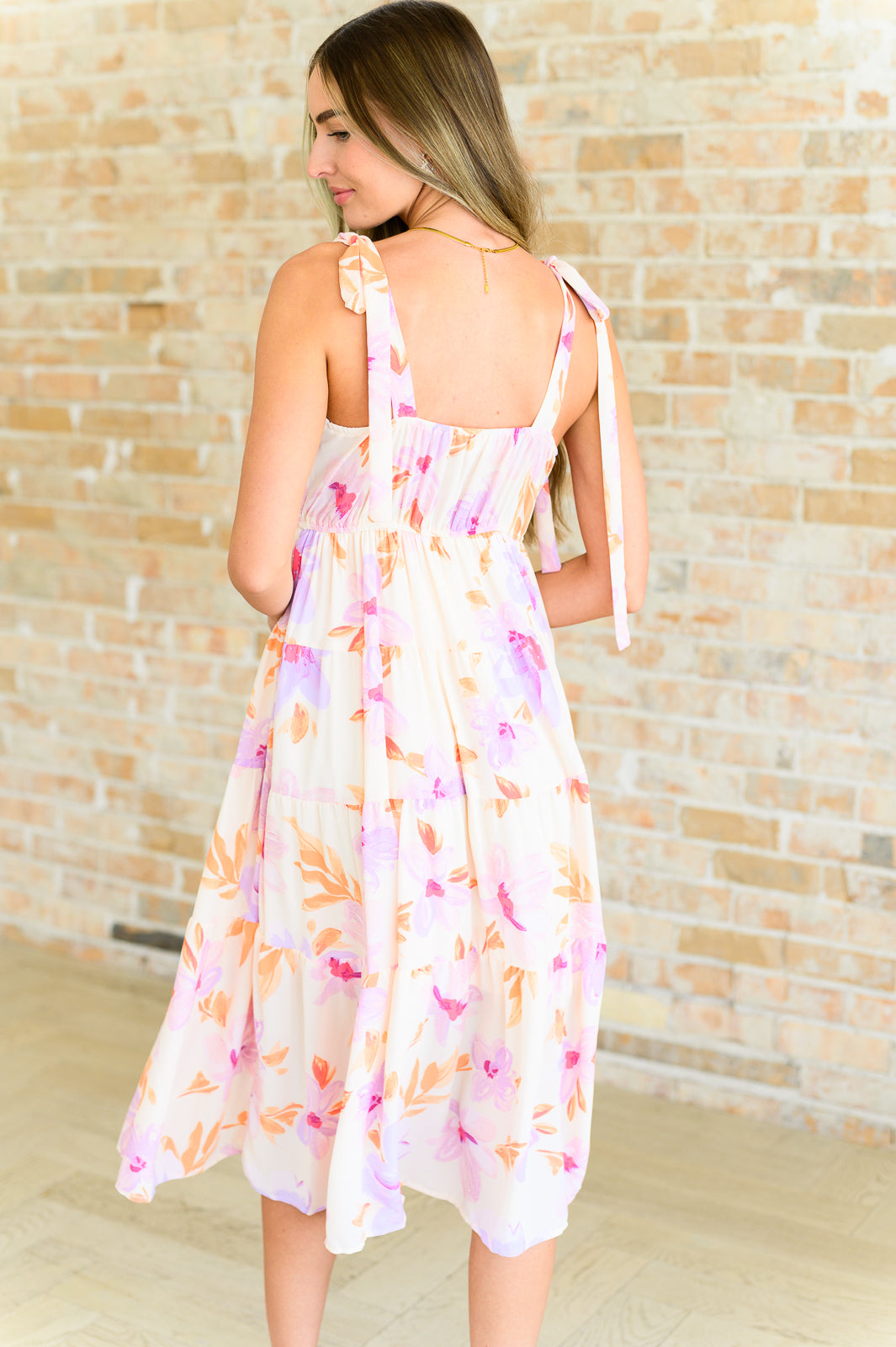 Andrée by Unit Pastel Petals Floral Midi Dress