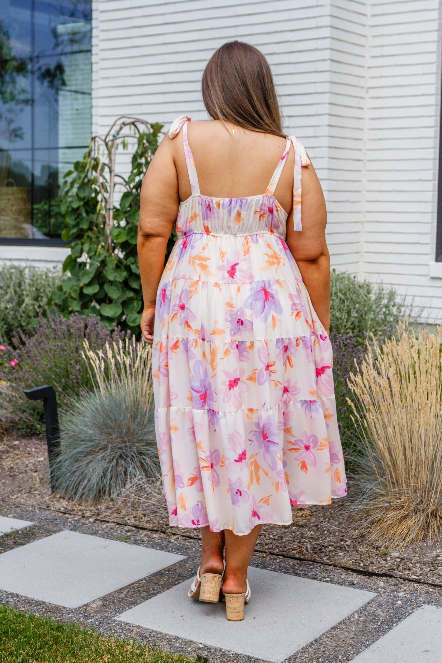 Andrée by Unit Pastel Petals Floral Midi Dress