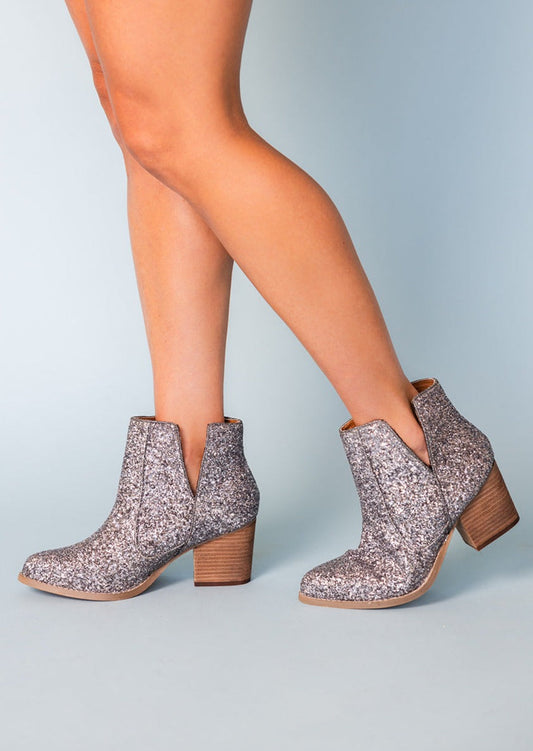 Not Rated Fiera Booties in Pewter