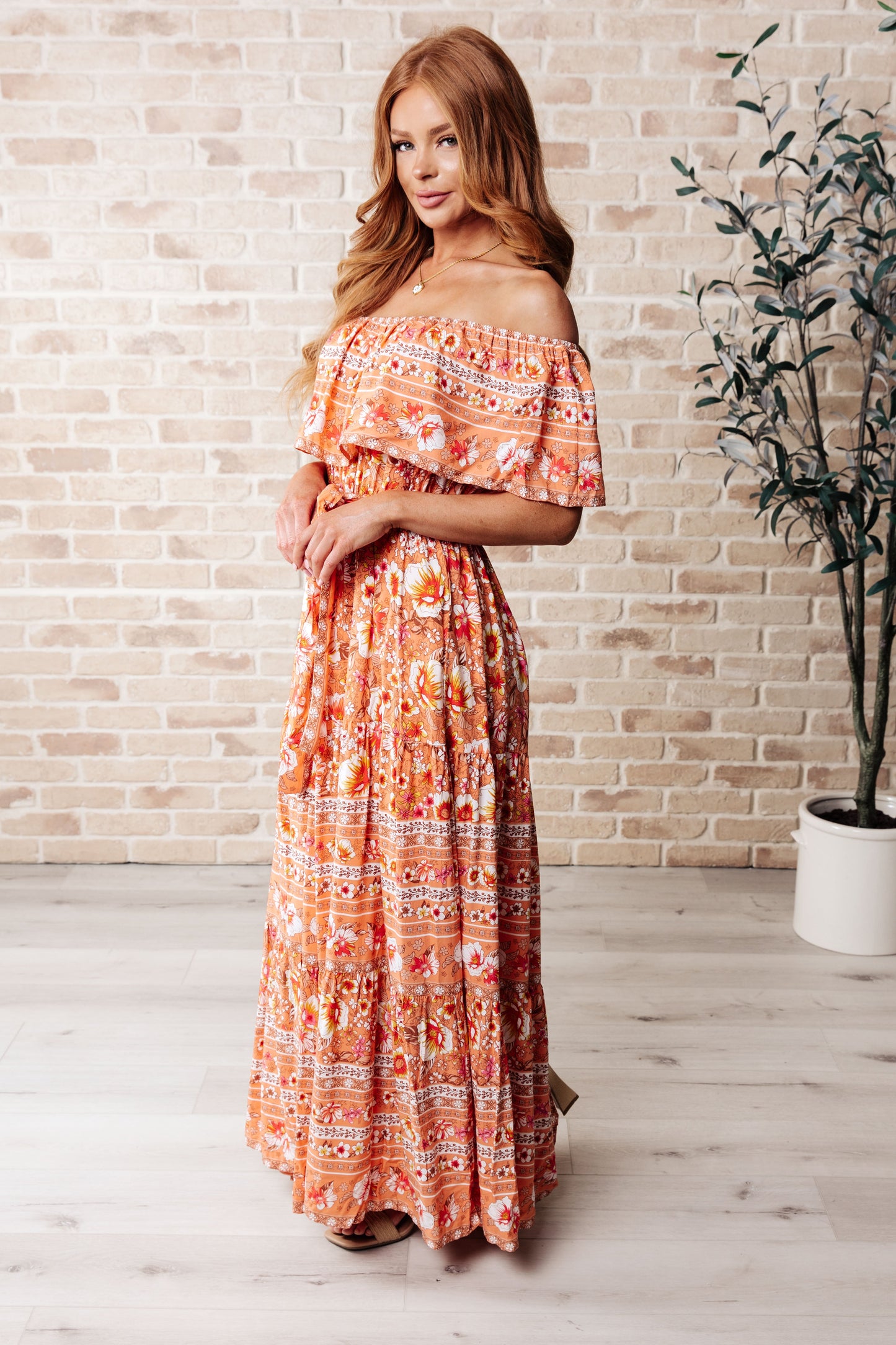 HYFVE Say You Love Me Off Shoulder Dress