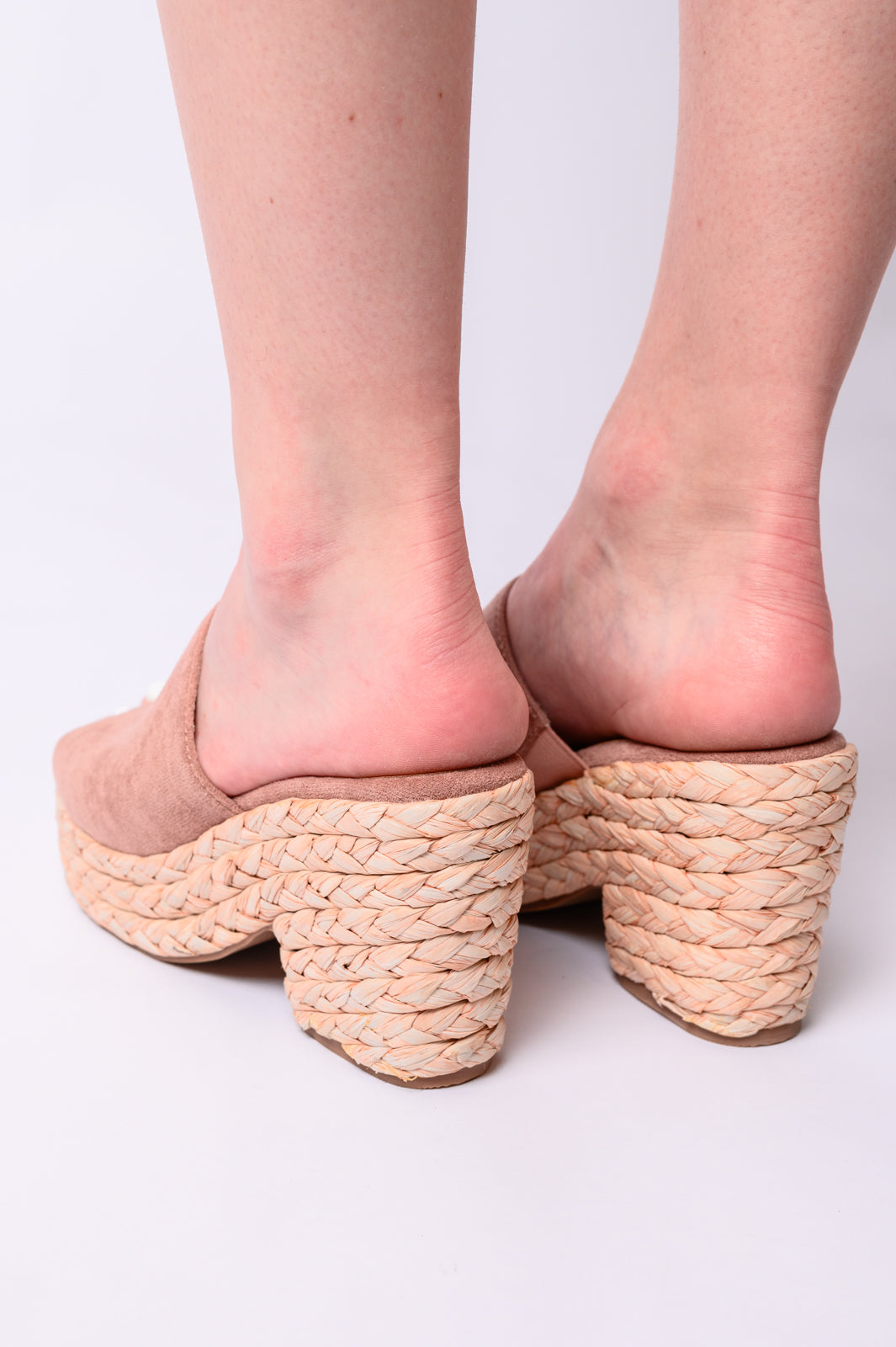 Corky's Solstice Espadrille Wedge in Blush