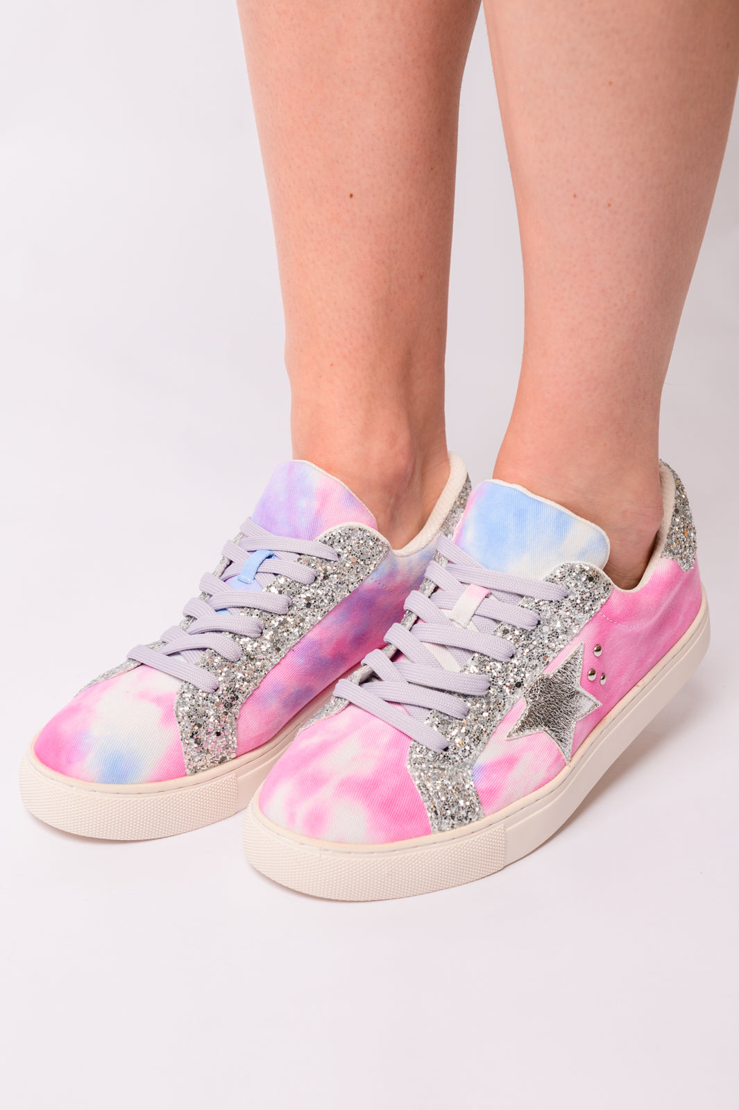 Corky's Supernova Sneakers in Pastel Tie Dye