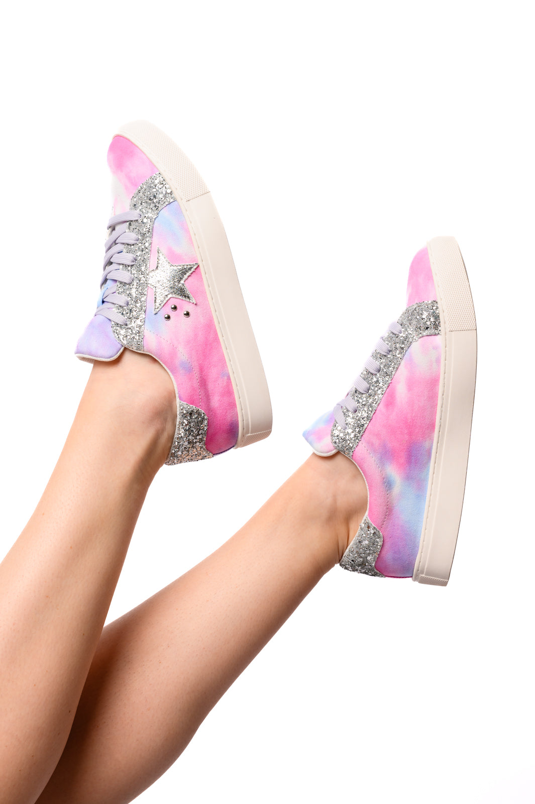 Corky's Supernova Sneakers in Pastel Tie Dye