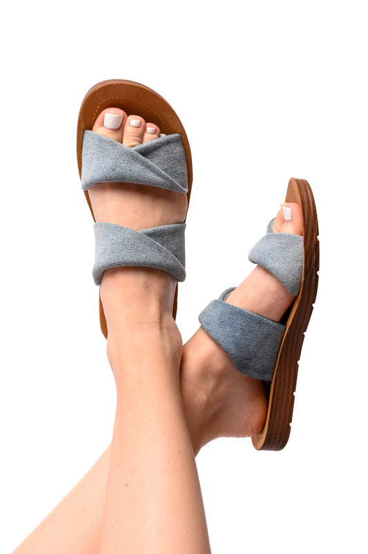 Corky's With a Twist Sandal in Denim