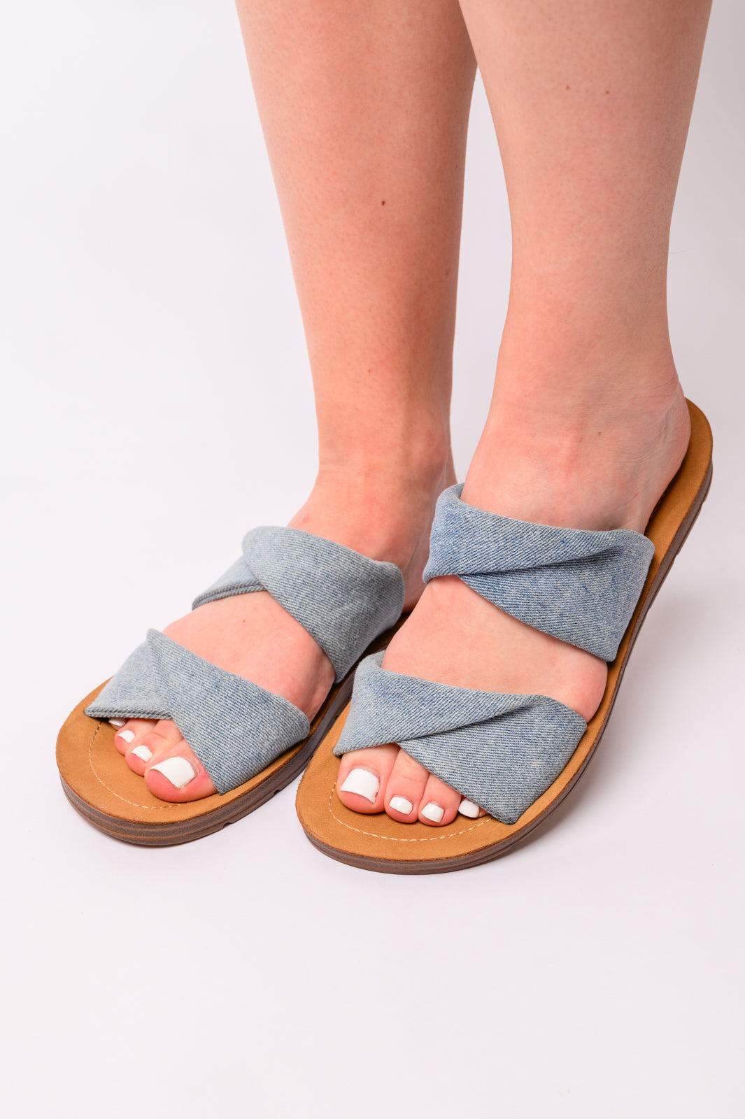 Corky's With a Twist Sandal in Denim