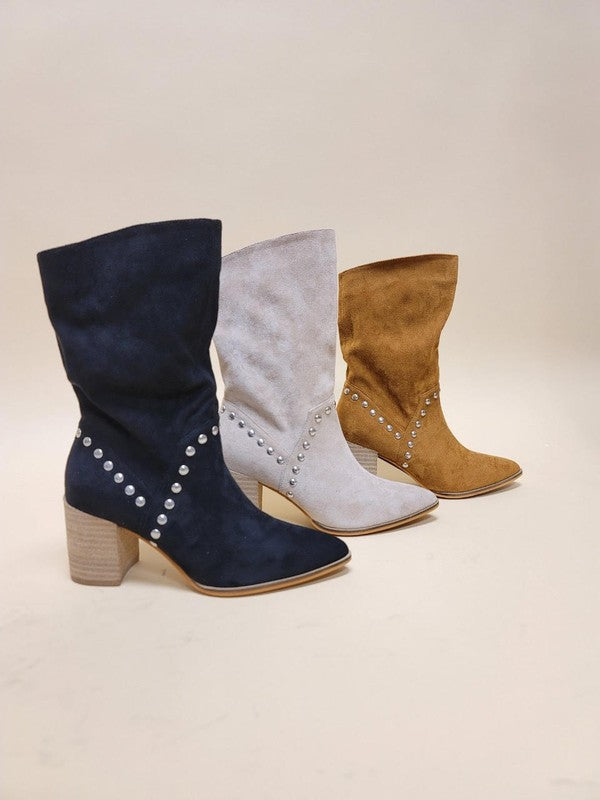 BRIGITTA-MIDI BOOTS - G Marie's Boutique 