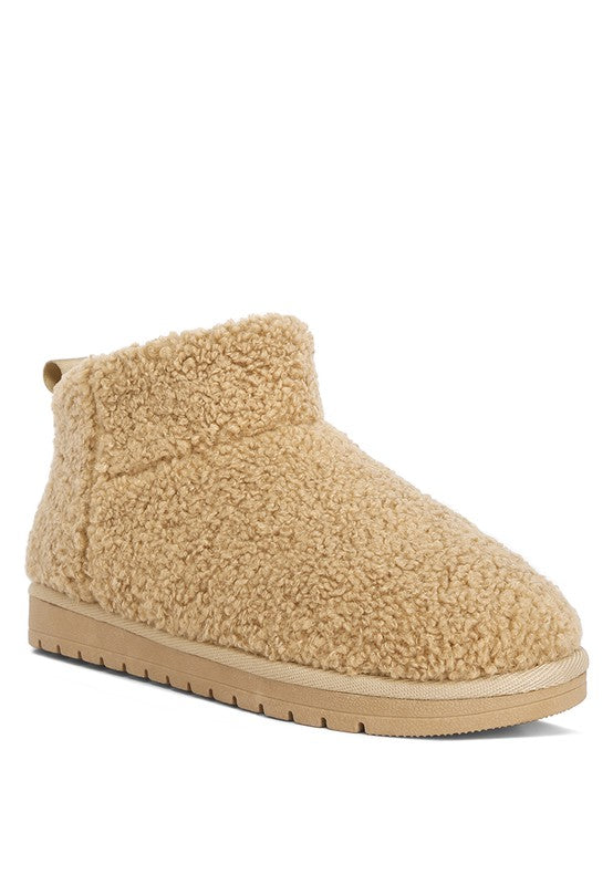 Anatole Fleece Exterior Fluffy Boots - G Marie's Boutique 