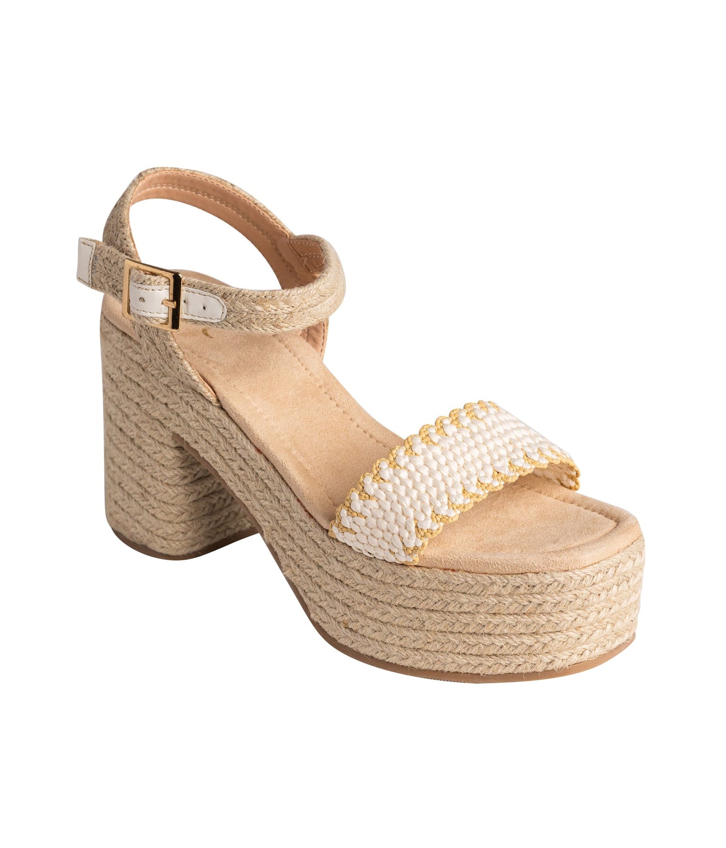 Not Rated Elise Wedge in Off White