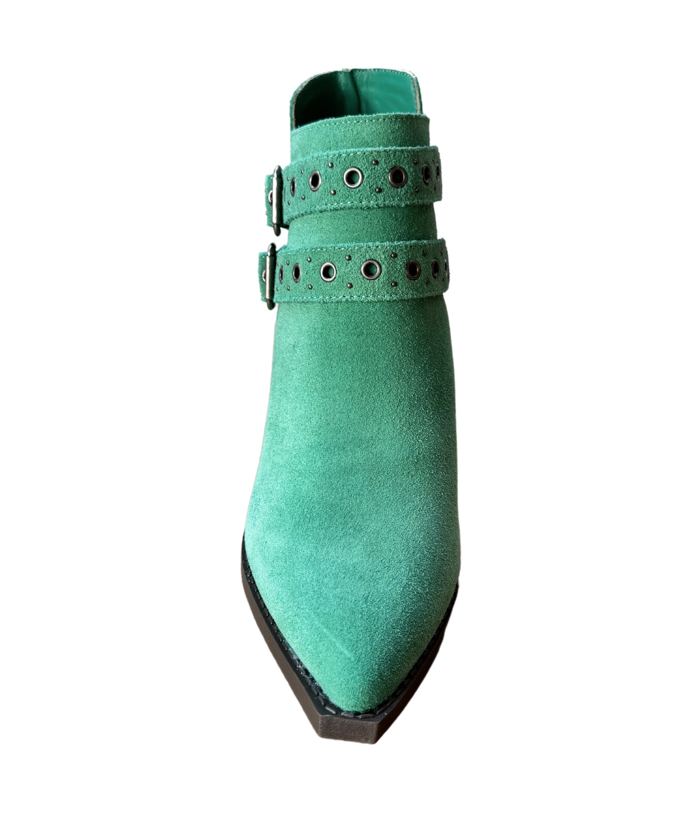 Naughty Monkey Elsa Leather Ankle Boot in Teal