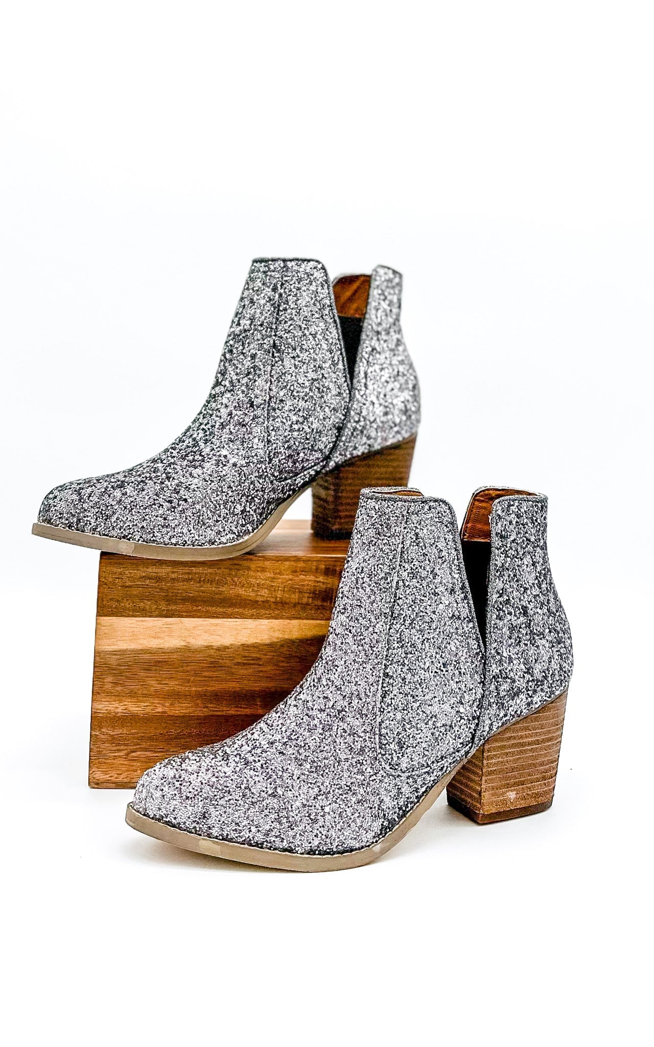 Not Rated Fiera Booties in Pewter