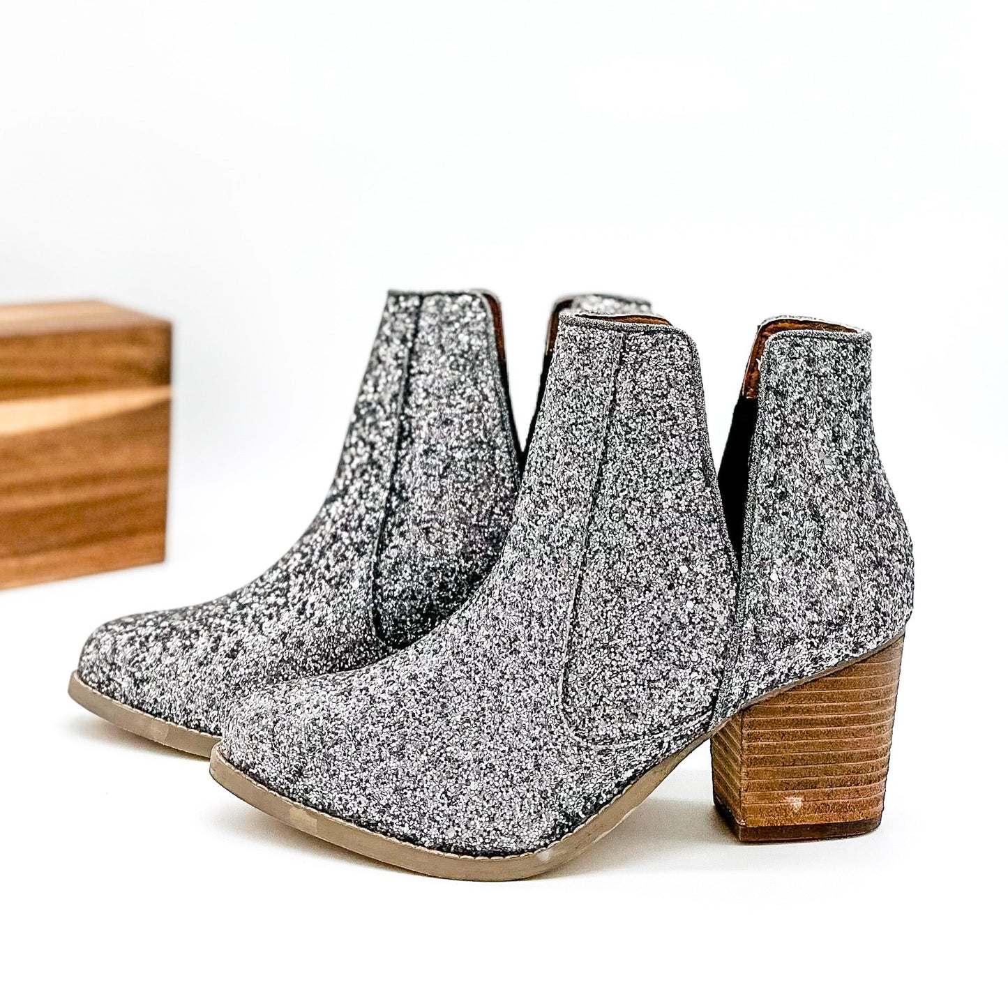 Not Rated Fiera Booties in Pewter