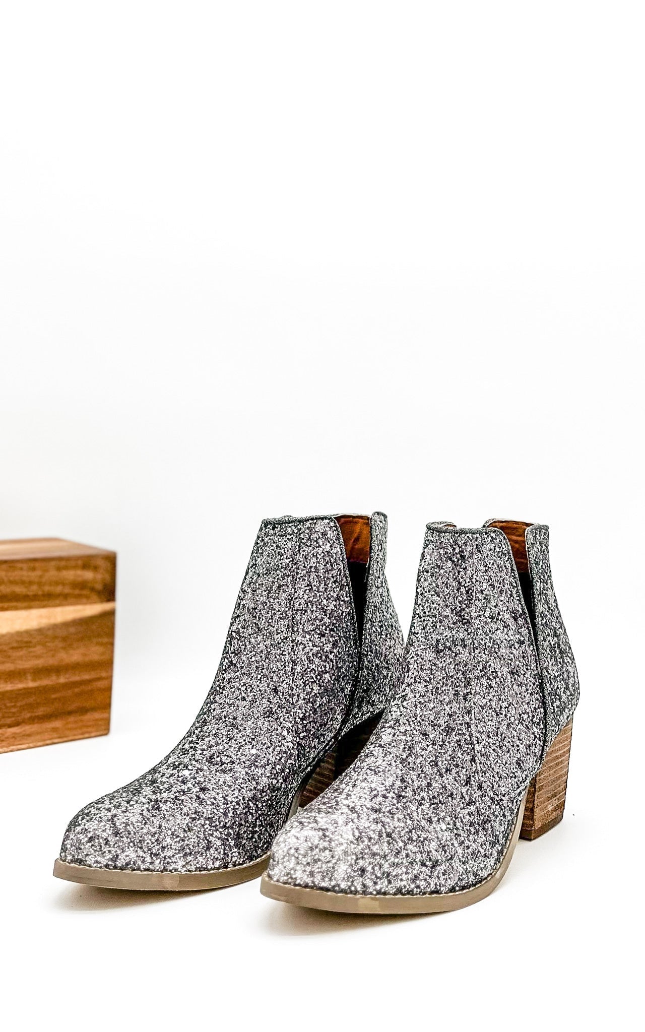 Not Rated Fiera Booties in Pewter